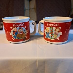 Set of 2 Campbell's Soup Mugs